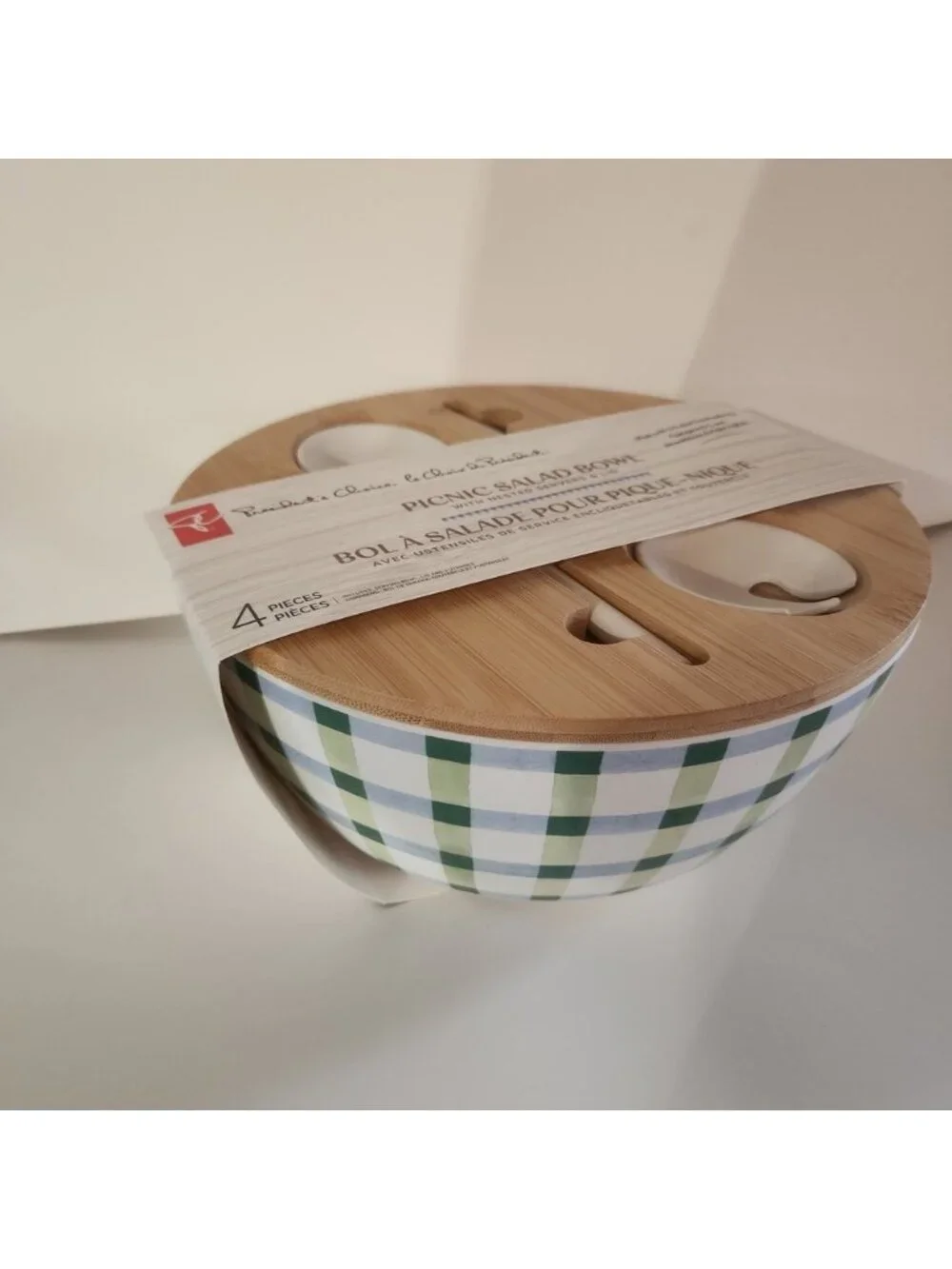 Presidents Choice Picnic Salad Bowl With‎ Nested Servers Lid